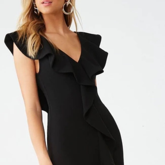 Forever 21 Dresses & Skirts - Forever21 Ruffle-Trim High-Low Dress-NWOT